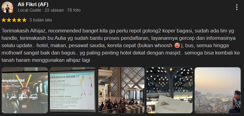 Testimoni Travel Umroh Alhijaz